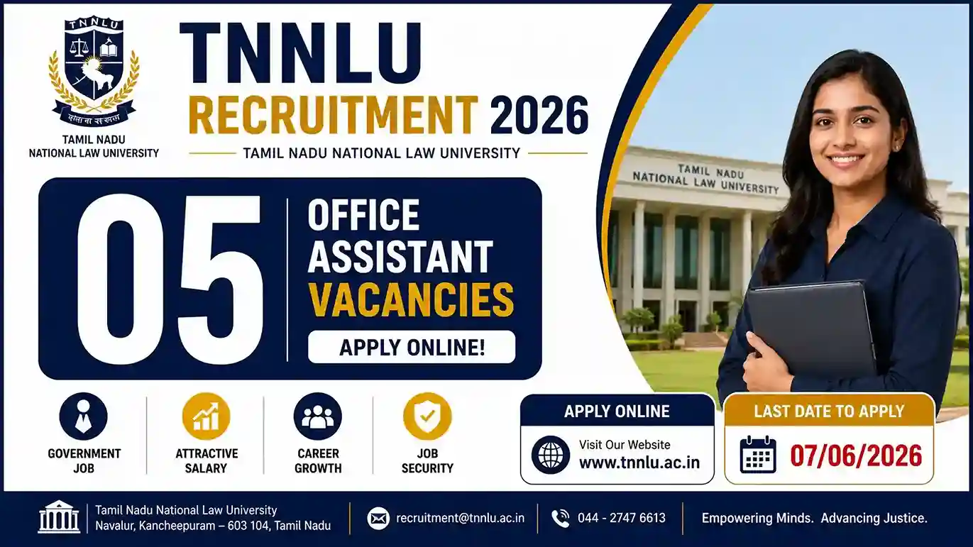 TNNLU Recruitment 2026