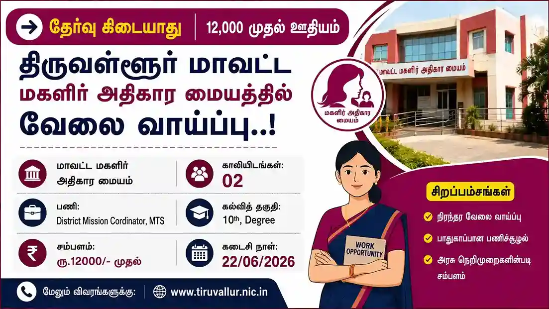 Tiruvallur DHEW Recruitment 2026